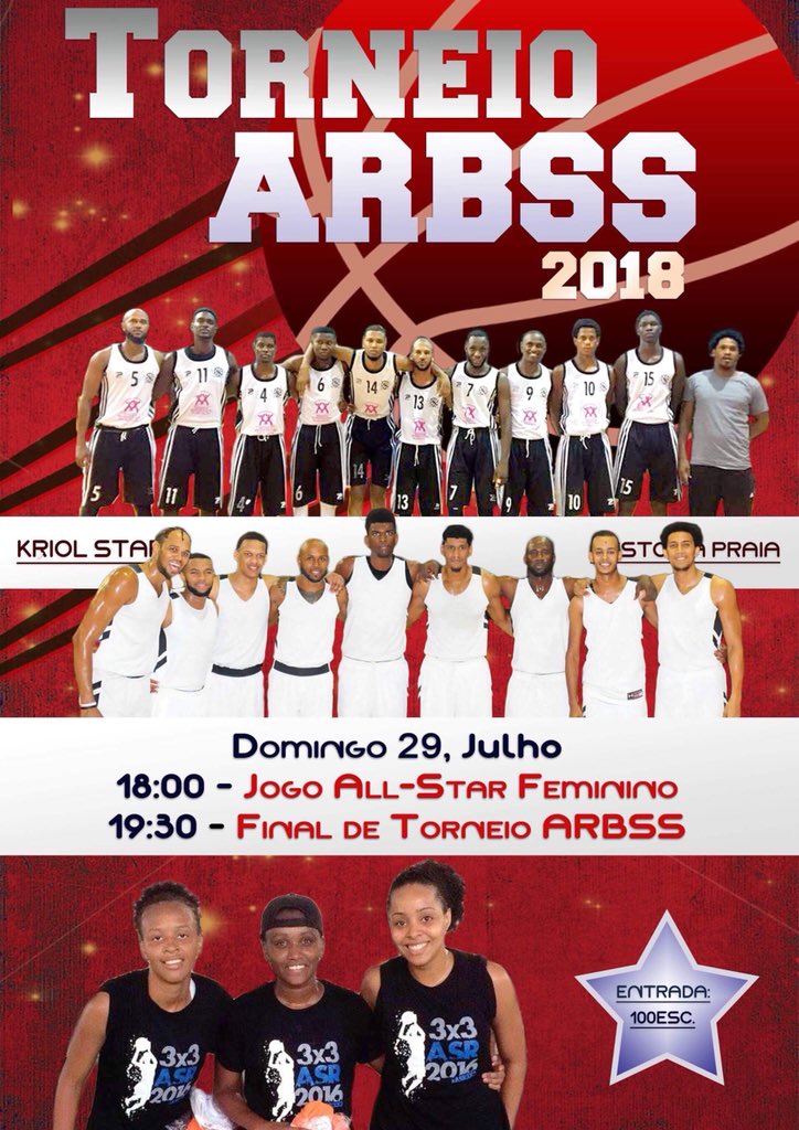 +++ Torneio ARBSS 

⛹🏽‍♂️ #KriolStar vs Misto Praia
🏆 Jogo FINAL

Nu bai apoia Basket CV 🏀 🇨🇻
