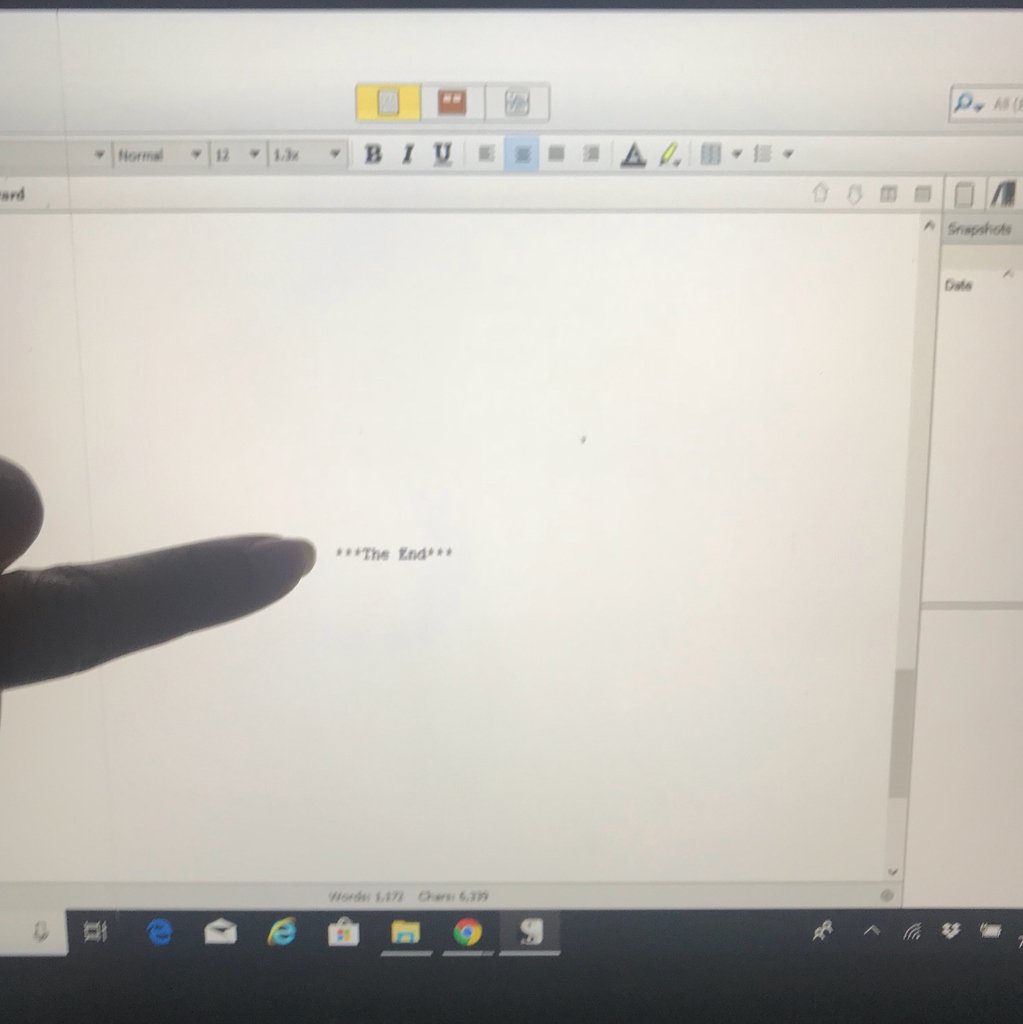 aronyawaller's tweet photo. Just about 12 hours ago, I was able to write these words to my first full-length creative novel. So excited that I’ve completed a lifetime goal. Mama will be released in December. #StayTuned #OffToTheEditor #Mama #AronyaWaller #HerOwnBeat #DivineLegacyPublishing #teens #yafiction https://t.co/mE8cEB1gEW