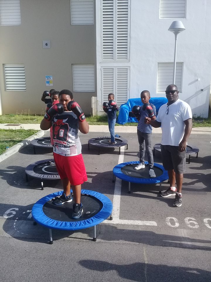 generalackman's tweet image. SEMSAMAR. BOXING tours des cartiers SXM.coach jeffret Joseph. Et Philippe arrendel-drelin brevet d'État coach