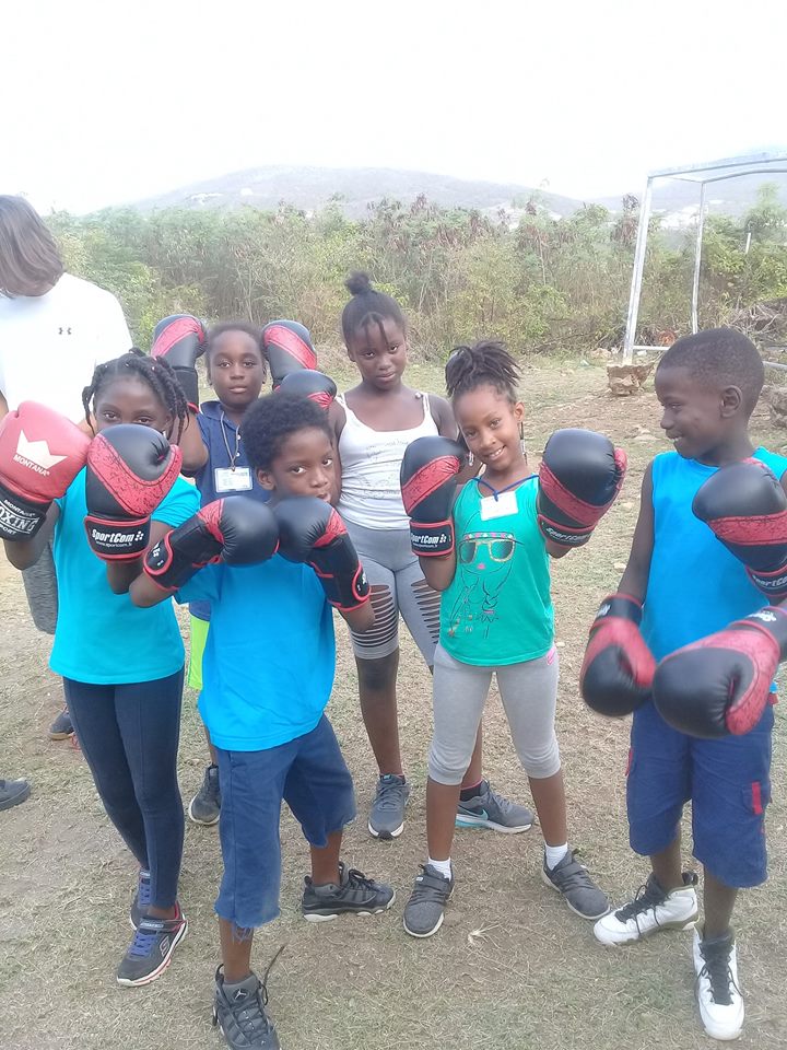 generalackman's tweet image. SEMSAMAR. BOXING tours des cartiers SXM.coach jeffret Joseph. Et Philippe arrendel-drelin brevet d'État coach