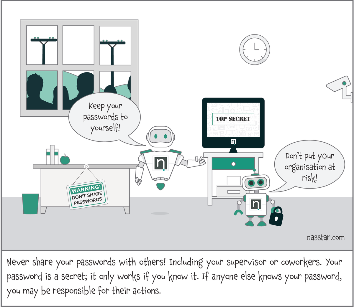 TheNassbot's tweet photo. Sharing your #Cloud services #password might land your organization’s confidential #data on your competitor’s desk!

#cloudsecurity #CloudComputing #SecureIT #Security #Tech #SecurityTip #ThoughtOfTheDay #Weekend https://t.co/PM520WkANv