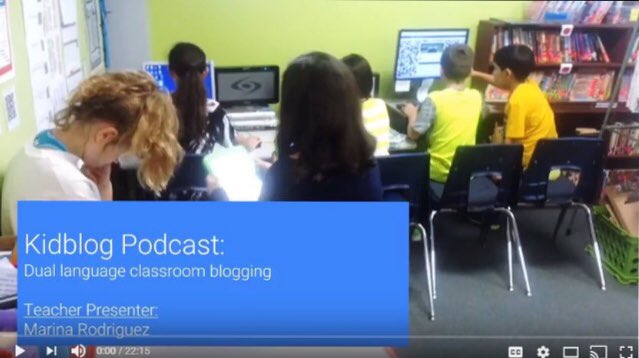mrodz308's tweet image. Kidblog Podcast: Dual Language blogging, student and teacher perspectives #HourofBlog #KidblogTeacher 
buff.ly/2uGU30h @Kidblog