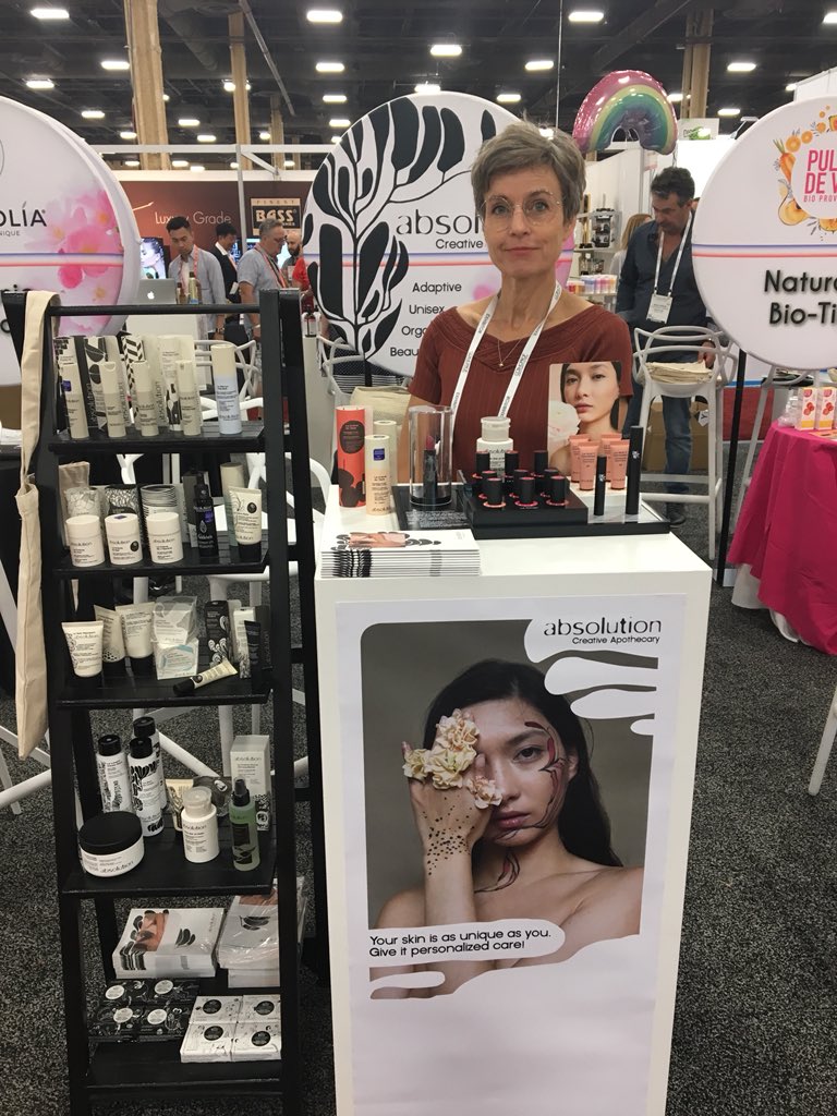 LaMaisonAbso's tweet photo. We’re at @cosmoprofna, booth 40200. Come say hi and nourish your skin! Look for the “Créative France” sign. #cosmoprofna #organicbeauty https://t.co/0QGRmFag3s