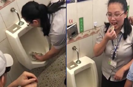 hotnews____'s tweet photo. Company makes workers eat food from urinal to prove their commitment to keeping bathrooms clean https://t.co/yMHEXPgawT https://t.co/R7gq7ZAFE8