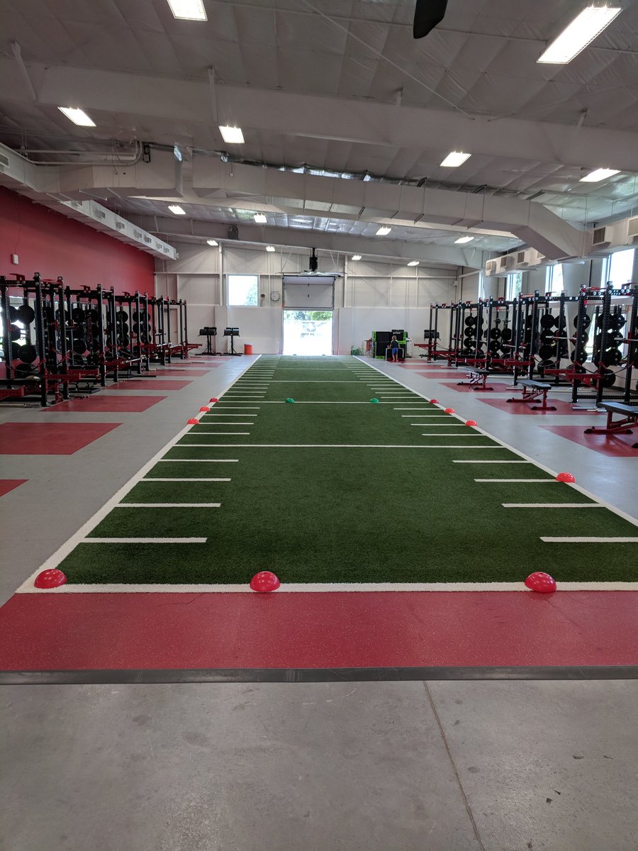 RedRaiderHP's tweet photo. Health and Performance Center ready for 2018 Red Raider Combine!  It's free so excuses to not come out and compete and test yourself. https://t.co/P8yRjS2ofG