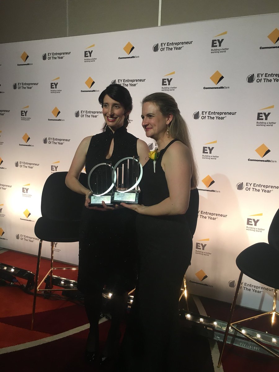 Congrats to @aliciacurtis for receiving the the Social Entrepreneur award at the EY Entrepreneur of the Year Awards. Head to <a href="/100WomenAus/">100 Women</a> to see more! #EOY #perthwomen
