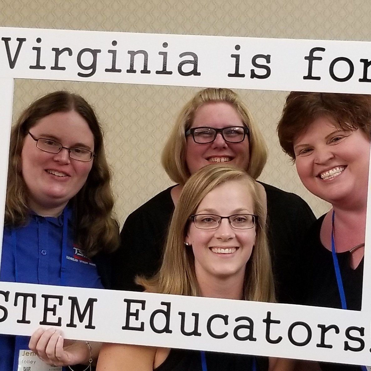 jilmizelle's tweet photo. Who:  Virginia is for STEM Education! Hanging with Jennifer, Danielle and Dawn at #vteea18.  #vteea #VTEEAPhotoChallenge #VTEEA18 who https://t.co/VDhIb3d8d8