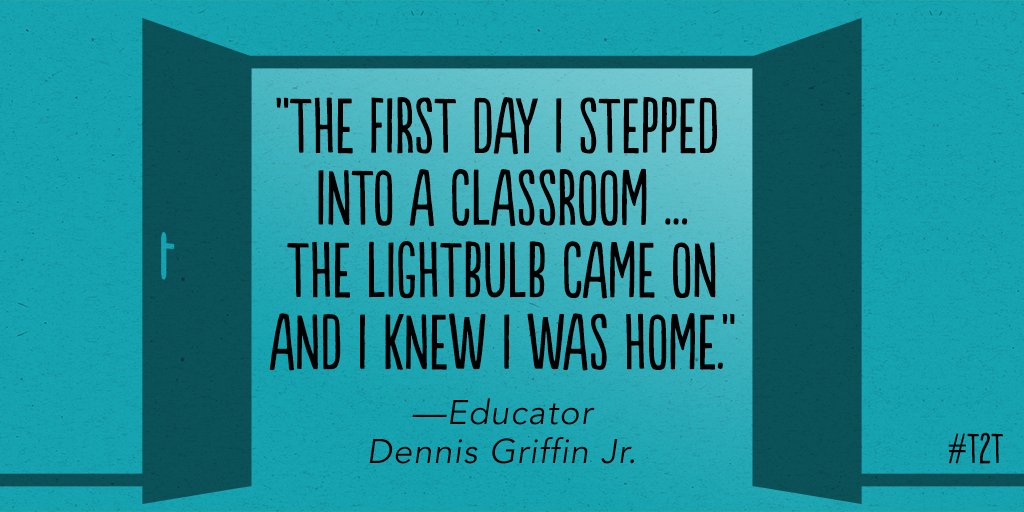 teacher2teacher's tweet photo. When did you discover your passion for teaching? #WhyITeach via educator @D4Griffin3 https://t.co/SNWVke6POH