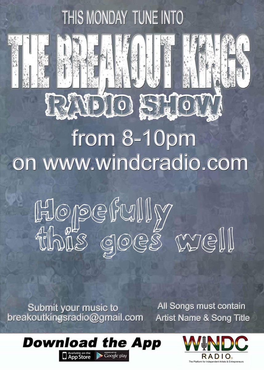 breakkingsradio's tweet photo. Tune in tomorrow as we try to find our way!!😂😂😂#BreakoutKingsRadio #windcradio # https://t.co/ZjRrVaqau8