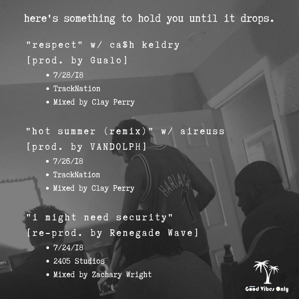 JaiMusiq's tweet photo. With the help of my brothers @cashkeldry &amp; @Air_E_Uss, I’d like to announce that the “Project Is Done”. 🙏🏾

All songs recorded this week. Thanks to all involved.
@YaBoyKrucial @formyregrets @Gualo__ @ItsRenegadeWave 

SoundCloud @ 10 PM CST. Everywhere at midnight. https://t.co/nFDiMeKaFl