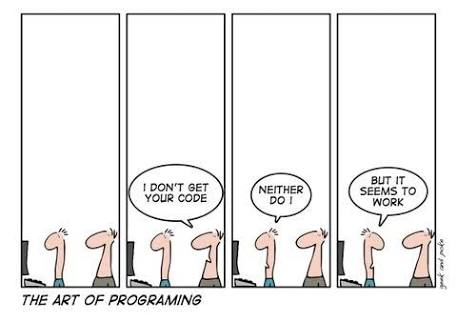 coder_men's tweet image. But it seems to #work , The #art of #Programming