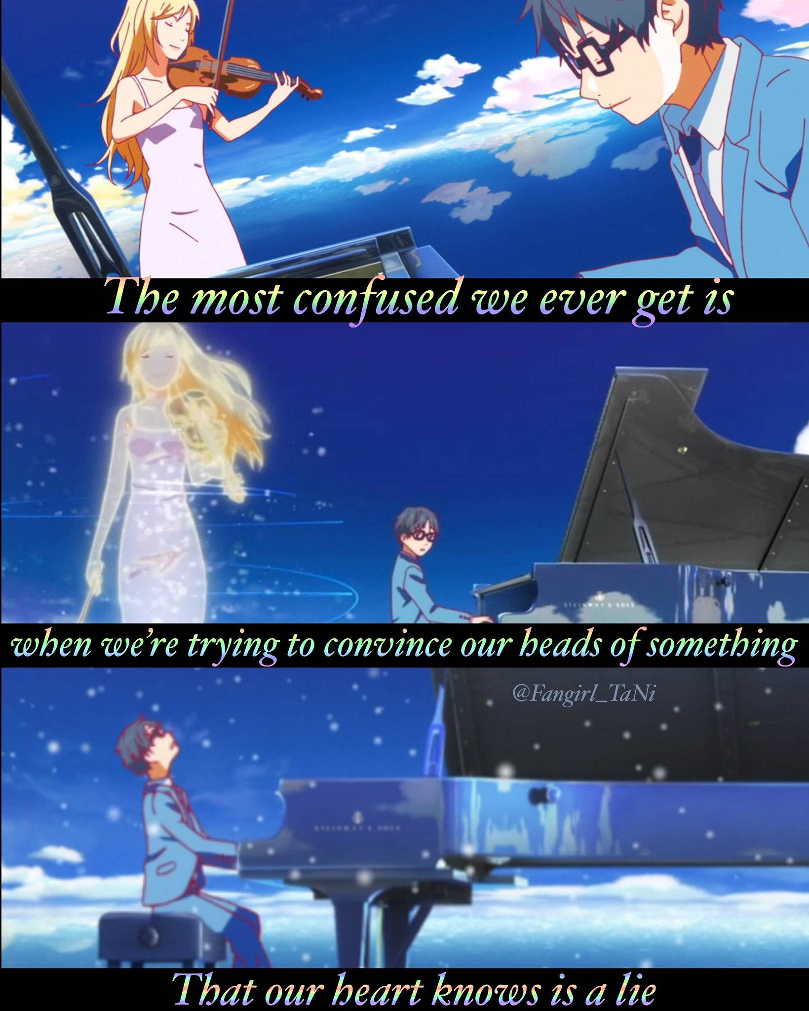 Shigatsu wa kimi no uso  Your lie in april, Anime qoutes, Anime