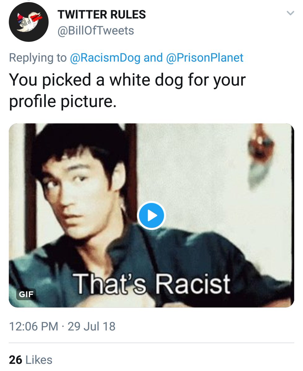 RacismDog Owners on Twitter "Best responses to OWN the Racism WatchDog "RacismDog is the