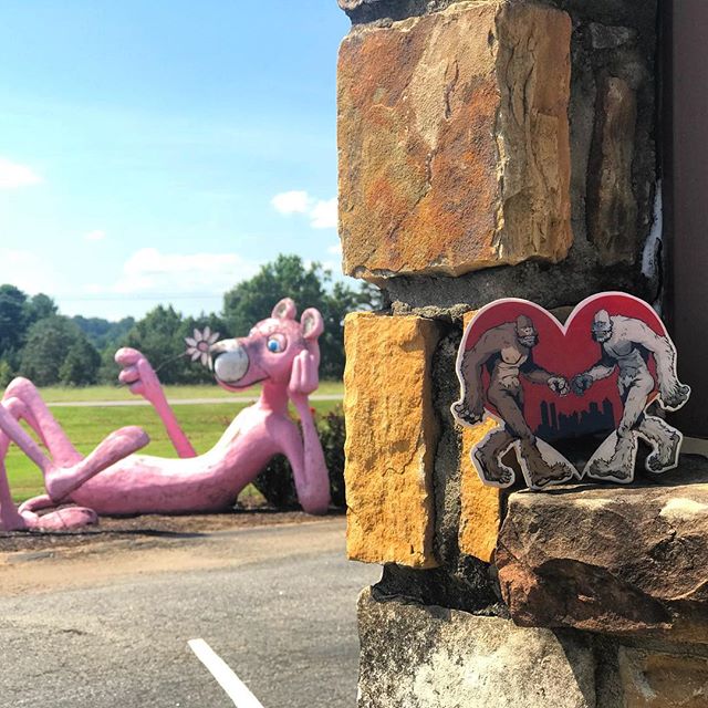 CitySquatch's tweet photo. #WeLoveSquatchlanta even when we are way #OTP #FAFOTP #FreeArt #FA4U #PinkPanther https://t.co/imimULzUUx https://t.co/fQvv9PAM1R