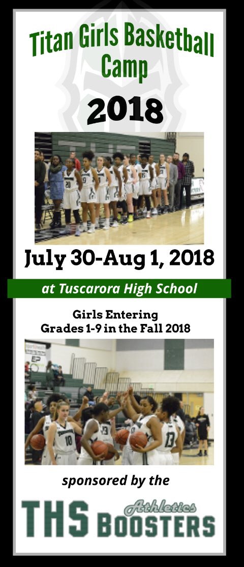 ths_gbb's tweet photo. Reminder to the #BallengerCreek and #Frederick community: camp starts tomorrow! Spread the word for any last minute registrations! Wanna get better? Put in the work! DM for details. #FrederickMD #TuscaroraTitans #atuscaroraBasketball https://t.co/jIBpMPzTfV