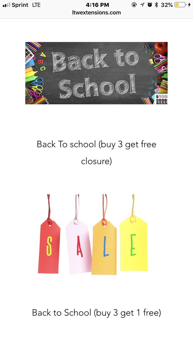 LtwExtensions's tweet image. Our back to school sale has started!