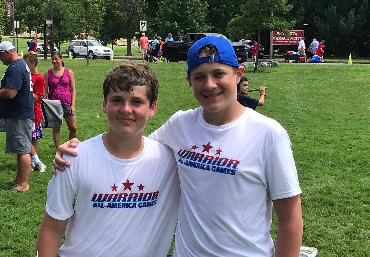Revolution players Lawson and Donny both played great representing Team South 2023 at Warrior All America Games UMass.