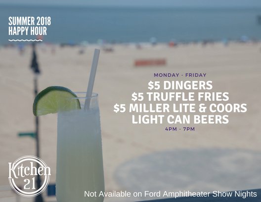 Kitchen21NYC's tweet photo. Stop by #Kitchen21 this week for our all new #HappyHour! Every Monday thru Friday 4pm- 7pm #ConeyIsland https://t.co/hTx35UY3il