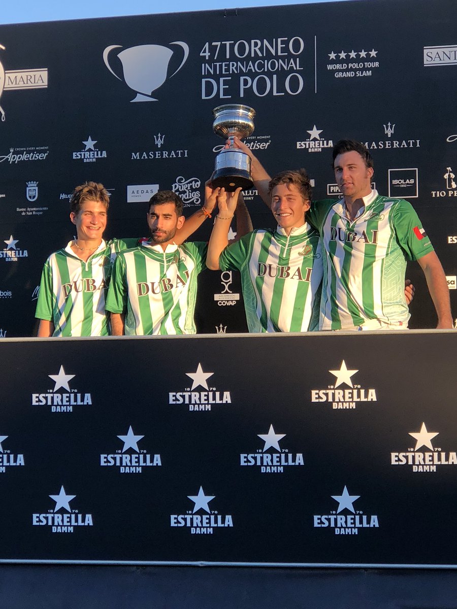 Dubai 2018 Sotogrande Ganador Copa de Bronce Camilo Castagnola Rashid Albwardy Bartolomé Castagnola Alfredo Cappella #sotogrande #copadebronce #dubaipoloteam
