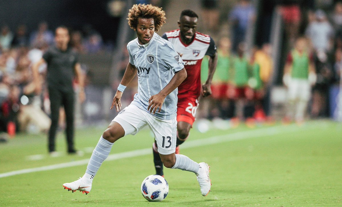 SportingKC's tweet photo. Homegrown @gbusio10 replaced Gutierrez in the 77th minute last night, becoming the club’s all-time youngest player to feature in an @MLS match at 16 years and 61 days.

➡️ https://t.co/k9rgACMfCu https://t.co/lCrssAe5sO
