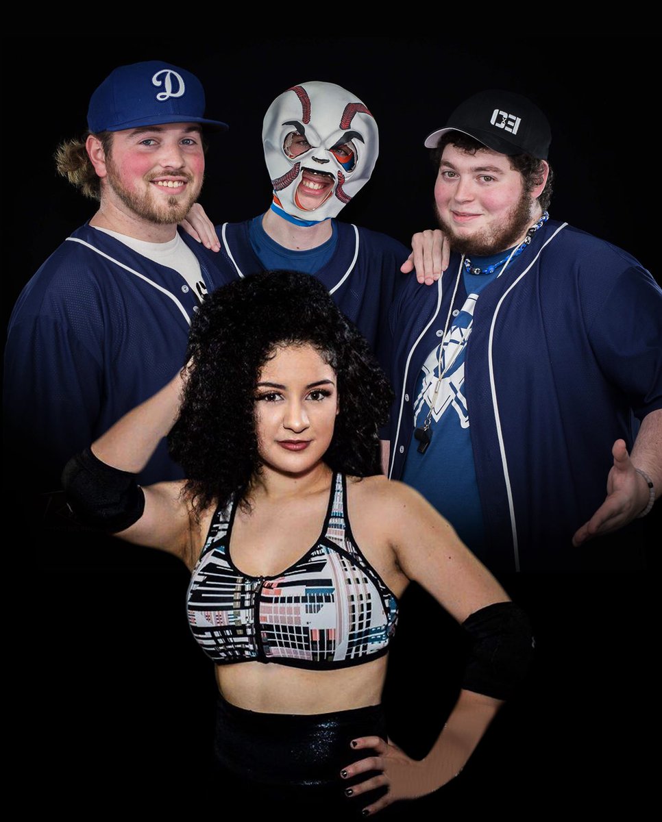 OutThaShadows's tweet photo. Welcome to the official Twitter Of The Dynasty! Wrestling’s only Baseball Team

Our team consists of Richie Pepperfield, Katalina Perez, Coach Kid, and Mr. Baseball!

Follow us on IG too!
https://t.co/xTPogGiprc

To book the team please contact us at BookTheDynasty@yahoo.com https://t.co/4uqY0fEniR