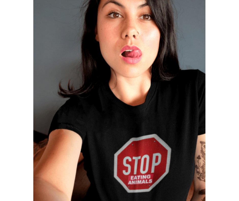 STOP EATING ANIMALS! TOP SELLING VEGAN TEE OF 2017
Back due to popular demand. This is our final run and we have a one time offer of a reduced price: Was £12.99 now only £9.99 >>>bit.ly/2mQKMiP #vegan #vegans #govegan #animalwelfare #veganhour #veganfood #whatveganseat