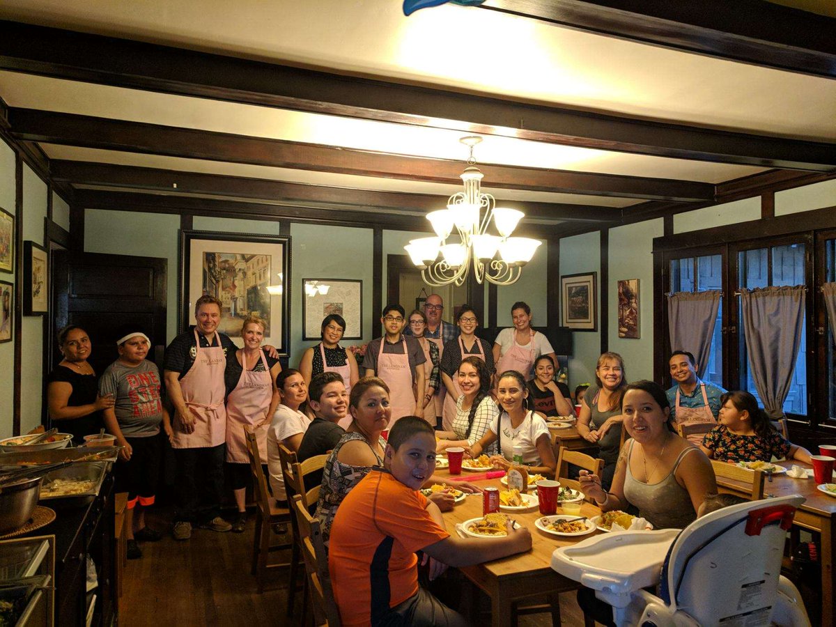 AndyHobbs76's tweet photo. Last night Arielle and I joined a few other Langham Pasadena colleagues in preparing a meal for the residents of a local Ronald McDonald house. It was a good night. The house is in need of a commercial 10 burner range and oven as well as a water filtration system, any ideas? https://t.co/EI3YALvsLu