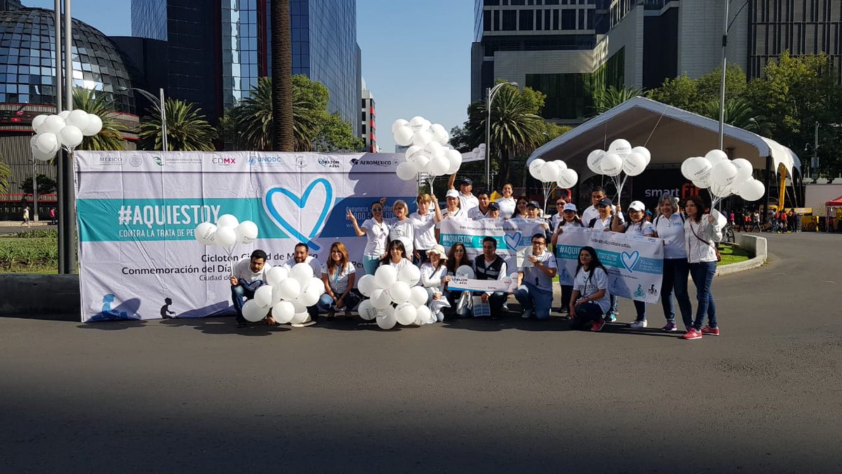 DM_Ruth_'s tweet photo. La trata de personas puede suceder en cualquier escenario, por ello llevamos el mensaje de prevención y denuncia en actividades deportivas,.#AquíEstoy vs la trata.
#LineaVsTrata 018005533000 https://t.co/jAGHyISdFV
