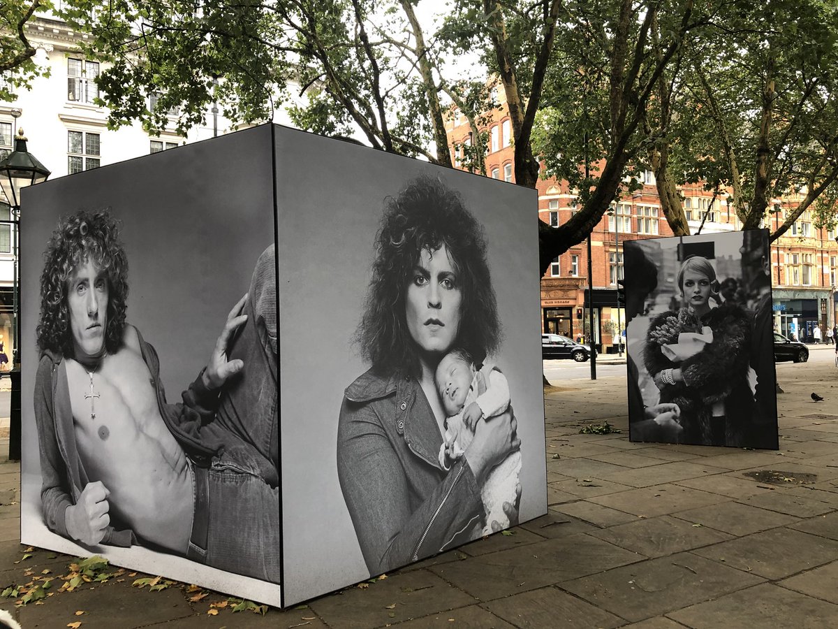 marcbolanschool's tweet photo. This beautiful image of #Marc and Rolan is part of the @Terry_ONeill People of Kensington and Chelsea exhibit in #SloaneSquare London #marcbolan https://t.co/jQAltzGwLH