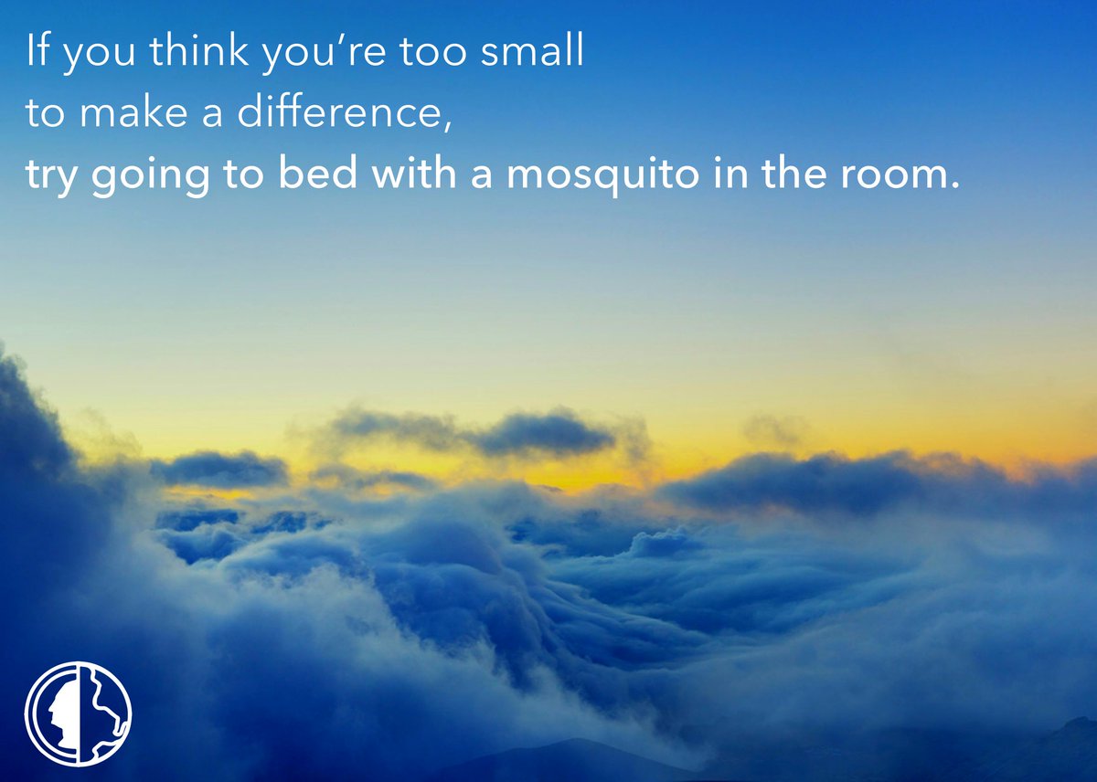 Be a mosquito of positivity. 

You can make a difference: bit.ly/Get-PocketChan… 
.
Share this post &amp; be the positive light someone needs today!💙😜 #EmpowerYourself #DoSomething #Positivity