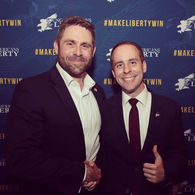 EricBrakey's tweet photo. Met with @NickForVA at #yalcon2018 β a bold new leader in our movement. A #veteran & delegate in the #Virginia House, he nearly won the Virginia #Republican US Senate primary this year. Fortunate to have him fighting alongside us. #LibertyRising #makelibertywin #yalcon @YALiberty https://t.co/fnVvfUNkQK
