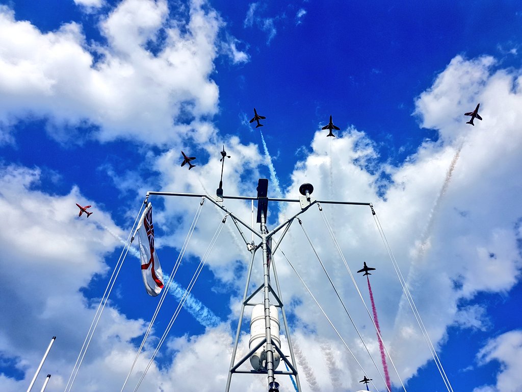 HMSExample's tweet photo. What a great weekend at the @SunAirshow! Even the bad weather couldn't spoil the displays. Pleasure to have been able to support such a brilliant Airshow! #SunderlandAirshow #HereComesTheNoise #summer #1PBS @NorthEastTweets @RoyalNavy @SunderlandEcho https://t.co/oRj9jYnni7