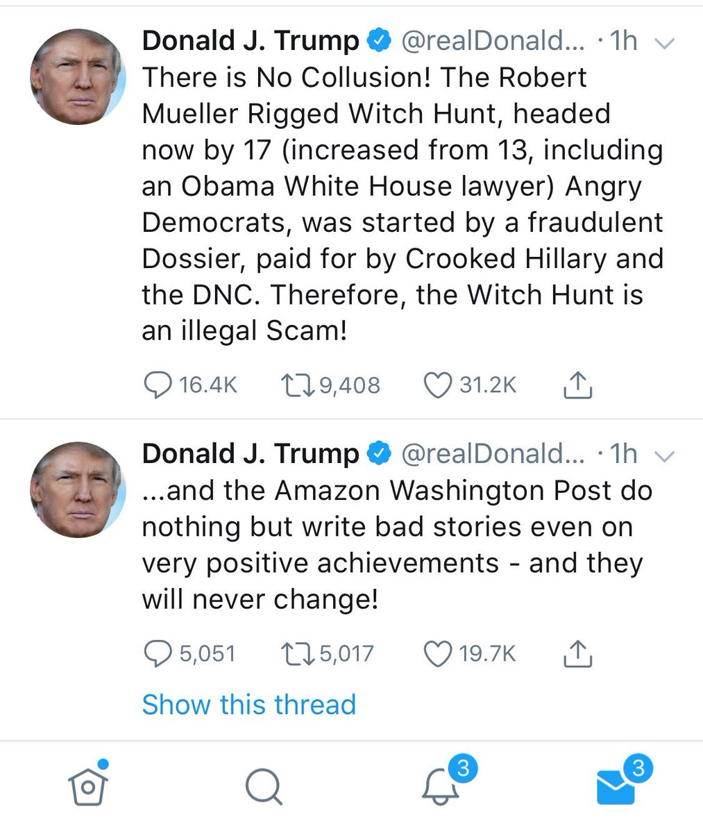 TheVoodoomama's tweet photo. @realDonaldTrump Your guilt is showing
What's under ur orange skin?
Maybe you shouldn't #colludewithrussia
Maybe you shouldn't throw fixers under the bus
Maybe not drag kids into your #TreasonousTrump
Maybe not be a #TraitorTrump
Maybe not be a disgusting #sexualabuser #draftdodger #tickfart https://t.co/3Ypp3q42yD