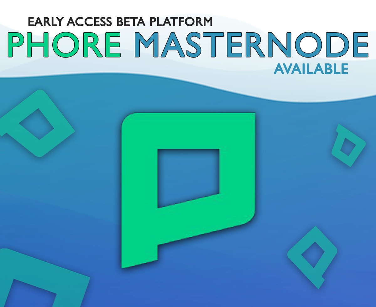 MasterNodeToken's tweet photo. No setups &amp; no minimum budget 💡

Get your piece of a @PhoreCrypto #Masternode now 💚

BETA Platform: https://t.co/m19qlnLY7G https://t.co/1PKtyxzReQ