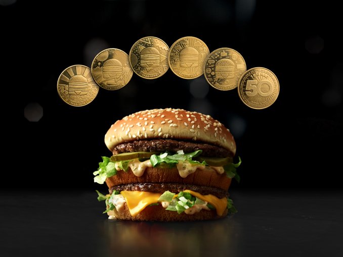 ChewBoom's tweet image. McDonald’s Unveils The MacCoin To Celebrate 50 Years Of The Big Mac: chewboom.com/2018/07/29/mcd… @McDonalds #chewboom #maccoin