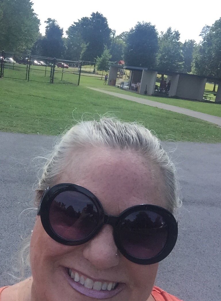 _cinnamon2young's tweet photo. Park selfie! #PHSSummerbingo @ThePowellPrin https://t.co/52UvTQt5sD