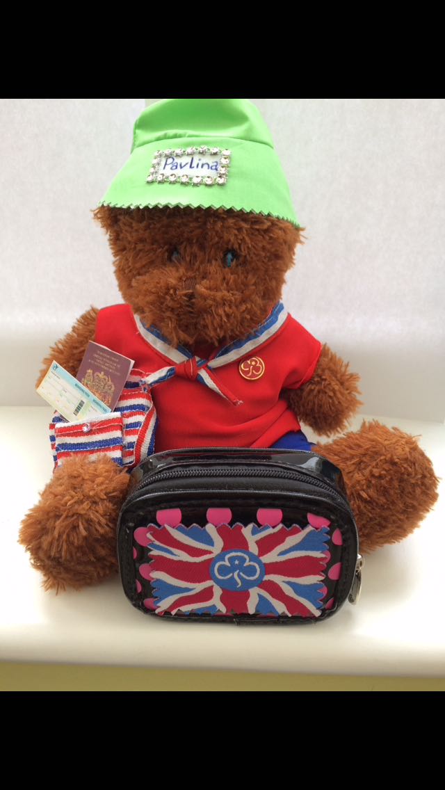 Pavlina packed + ready for Prague. Important member of team G + T's (Guiding + Trefoil!!) <a href="/Girlguiding_SK/">GirlguidingStockport</a> <a href="/GirlguidingGMW/">Girlguiding GMW</a> <a href="/Girlguiding_NWE/">Girlguiding North West England</a>