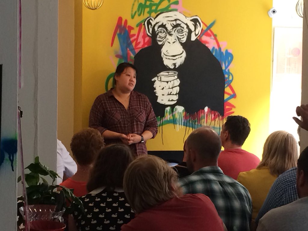 melbsinlich's tweet photo. What an eventful day/night... we were honoured to host a secret pop up for @thecomedy42 @thestreetcactus ... acts testing the waters for Edinburgh fringe... great as always from the team behind @comedy42 Chris & Lucy #comedy #lichfield #Staffordshire #wdyt #coffeecomedy https://t.co/AxFXaPkb20