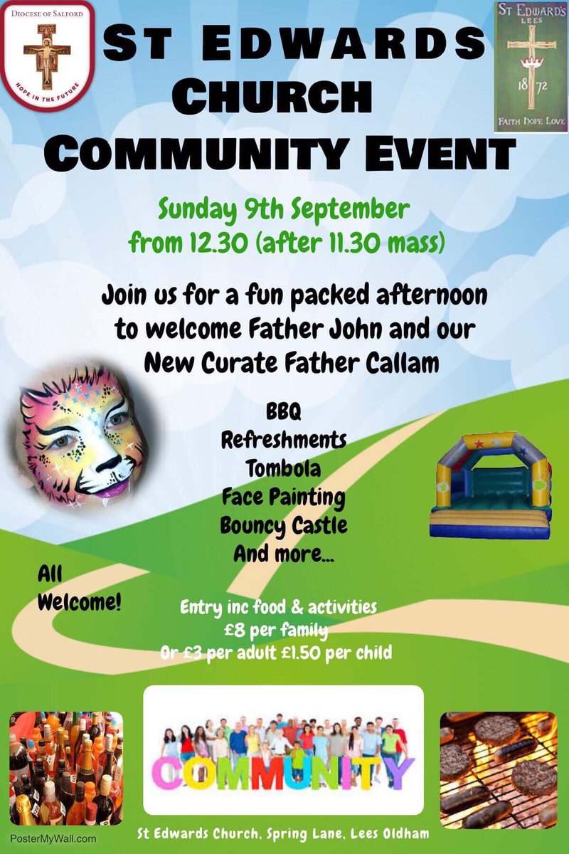FriendsOfStEd's tweet photo. Join us to celebrate our community and welcome our new priests https://t.co/skeWUjKg1e
