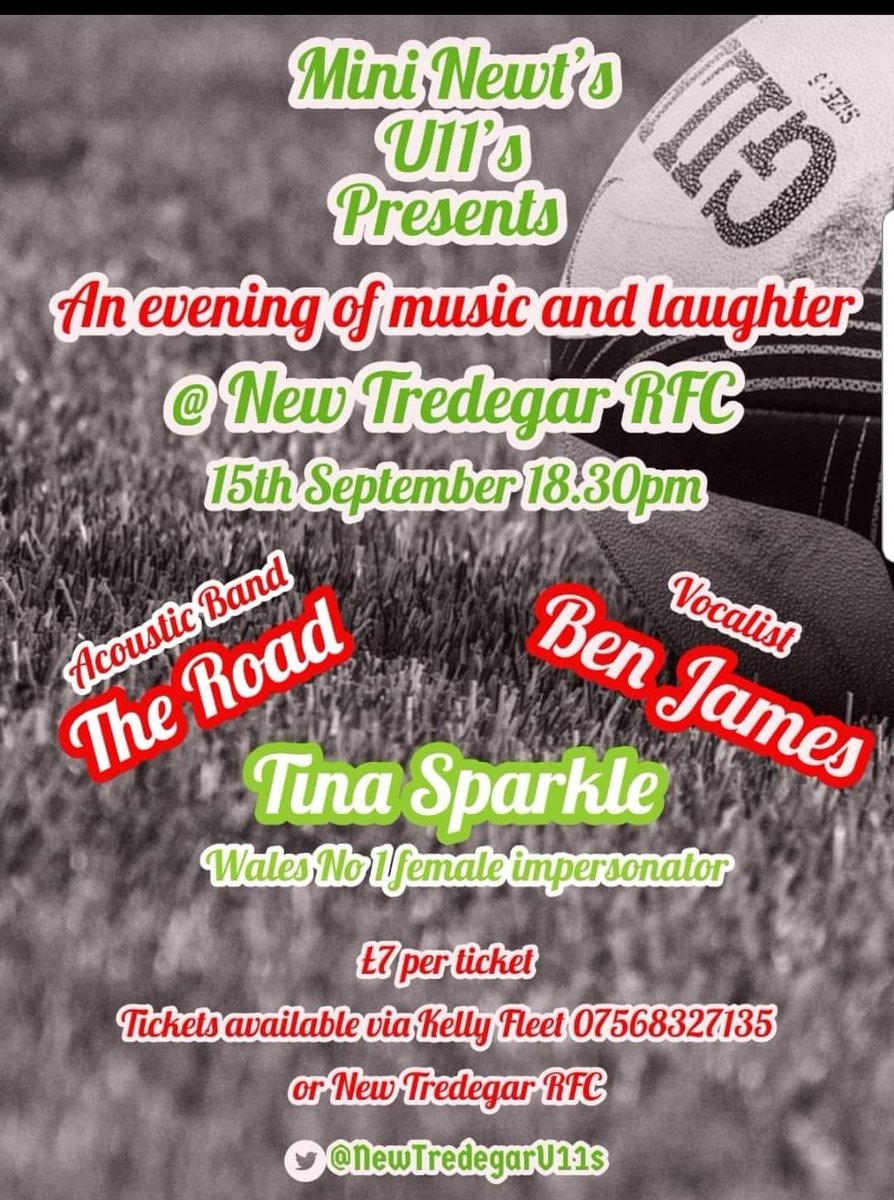 Please share! For more info please contact @NewTredegarU11s