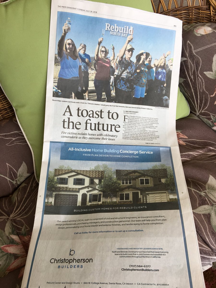 CalifBuilders's tweet photo. #pressdemocrat #SantaRosa #rebuildnorthbay #christopherson #beautifulhomes https://t.co/mZRetnAwGi