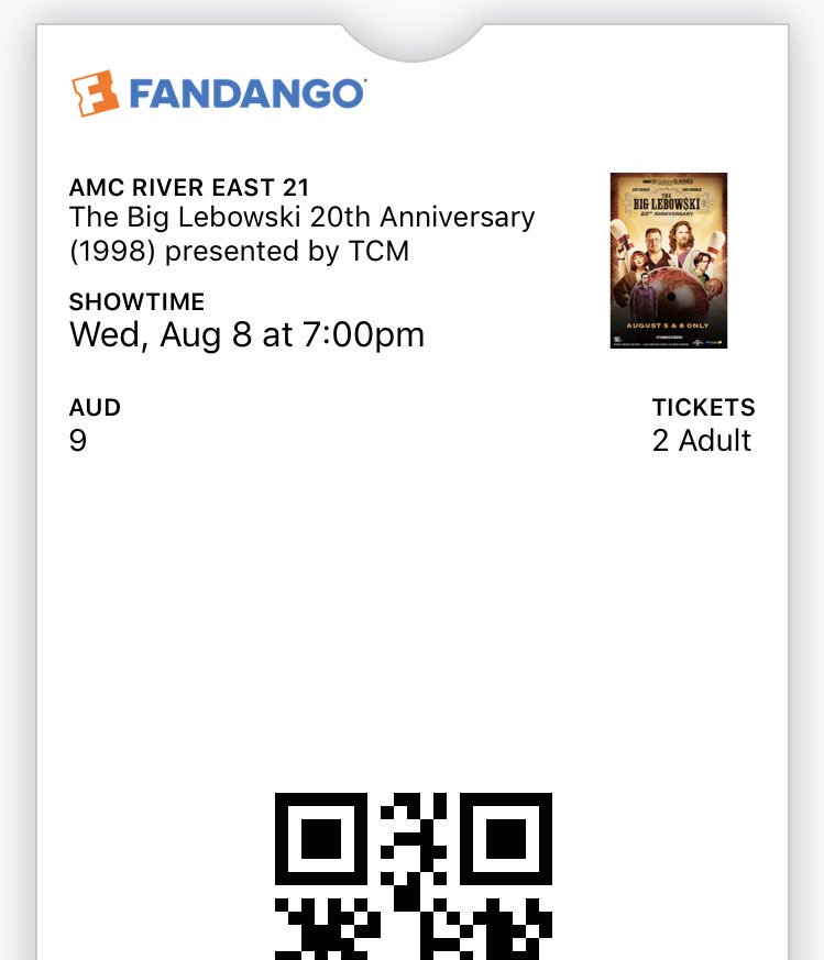 gooeydiego's tweet photo. my friends they’re showing the big lebowski in theatres 20th anniversary get your tickets !!! #sofunny #givemesixwhiterussians #makeiteight https://t.co/QrkvihDdvL
