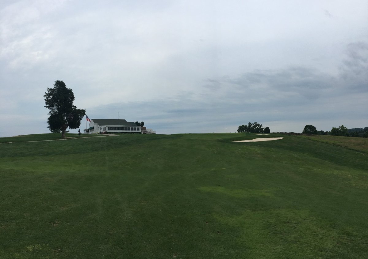 Finishing hole at French lick, Donald Ross course. Good stuff!!!!