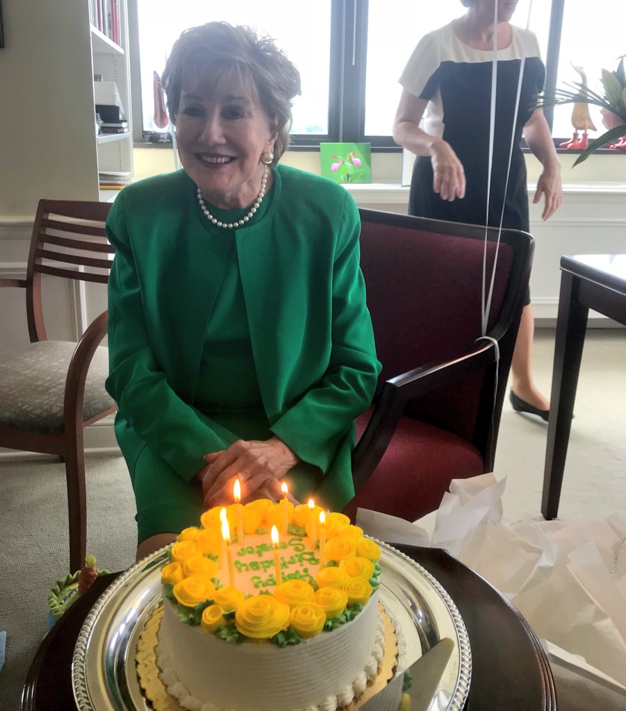 Happy birthday to my inspiration, my teacher, my hero, Senator Elizabeth Dole. 