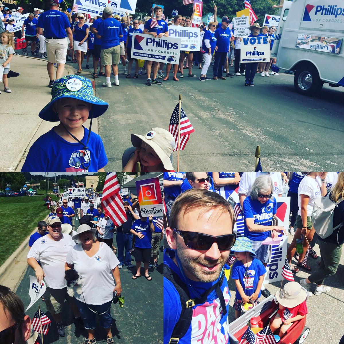 loganlife14's tweet photo. Chaska River Days parade for was a blast! Logan has become a pro at handing out candy and keeping up with the group. @deanbphillips told him he’s going to hire him on as an official part of the campaign team. #mn03 #phillipsforcongress #flipthe3rd #dadsfordean #everybodysinvited https://t.co/gMcJ8tIvhh