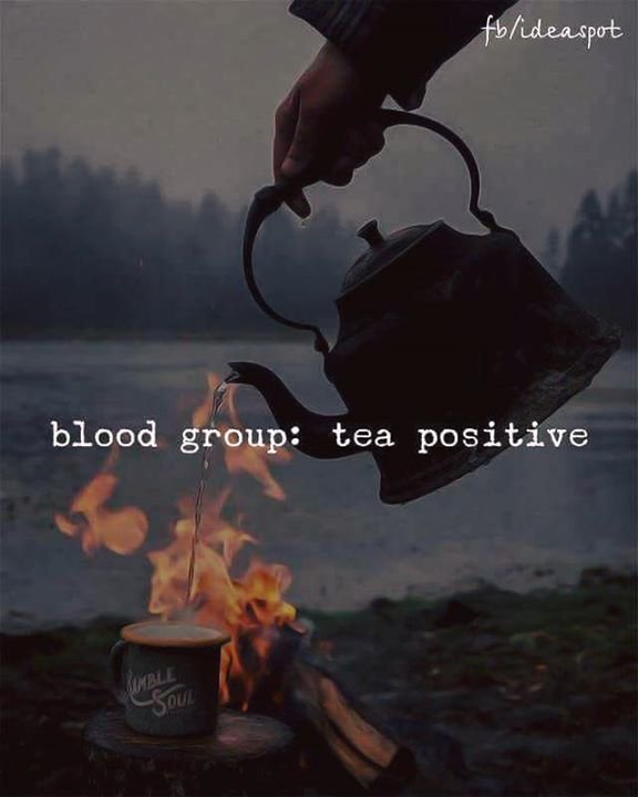 eparitosh's tweet image. #BloodGroup = #tea #positive