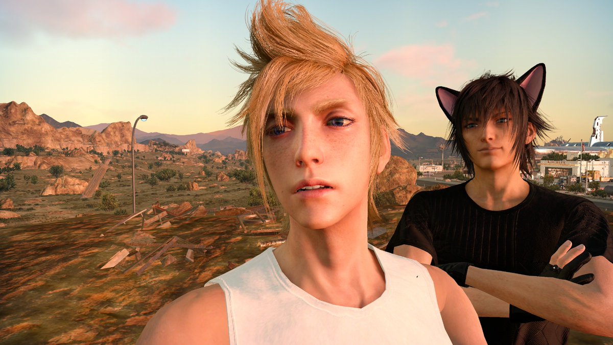 SakuraLunafreya's tweet photo. #Prompto #Cindy #PrompDy #PromDy #FFXV #FinalFantasyXV #PromptoArgentum #CindyAurum #FFXVWindowsEdition #FinalFantasyXVWindowsEdition #Ansel #NvidiaAnsel https://t.co/ND9la3nAzF