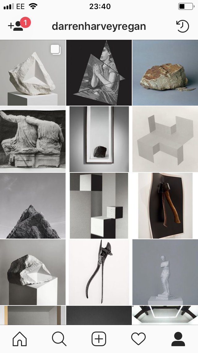 Bit slow on the take-up but my Instagram page is finally taking shape - come and visit: instagram.com/darrenharveyre…