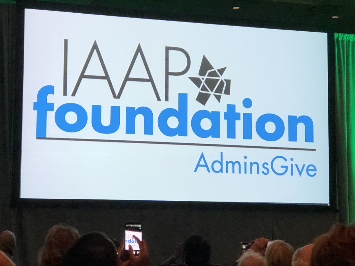 juanitam516's tweet photo. New look, same mission! #adminsgive #iaapsummit2018 https://t.co/Ymgbi1u68g