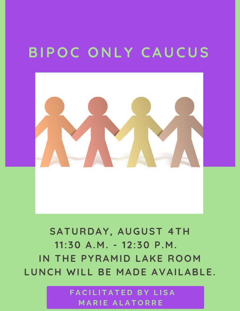 ASDAH's tweet photo. ***JUST ADDED to #ASDAHConf2018!***

The Black, Indigenous, People of Color (BIPOC) ONLY caucus space will happen Saturday from 11:30-12:30 for attendees to share their thoughts &amp; ideas. Lunch will be made available.

This space will be facilitated by Lisa Marie Alatorre https://t.co/lOVvjdaRwO